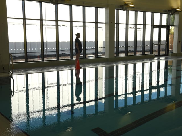 The new swimming pool