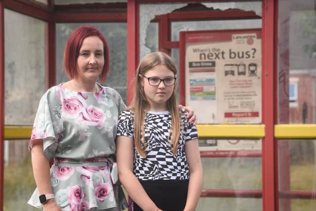 Marika Botham has been told her daughter, 11-year-old Sienna Burrow, will not be able to get the school bus to her St Michael's in Chorley in September as it is full