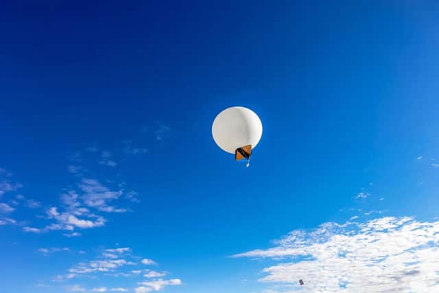 Was the mysterious white object spotted over Leyland a weather balloon? Picture credit: Shutterstock