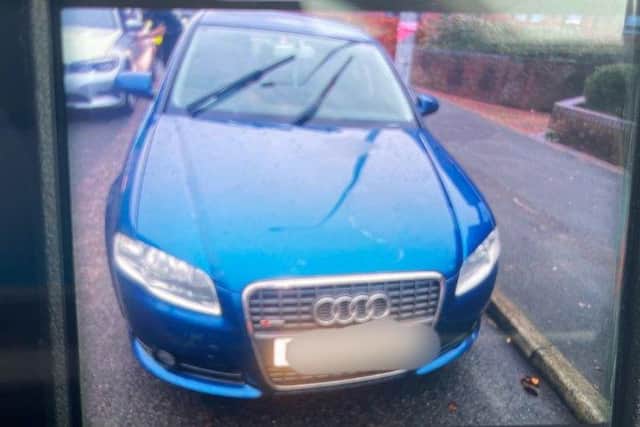 A motorists was caught with a provisional licence, no insurance and an expired MOT in Preston (Credit: Lancashire Police)