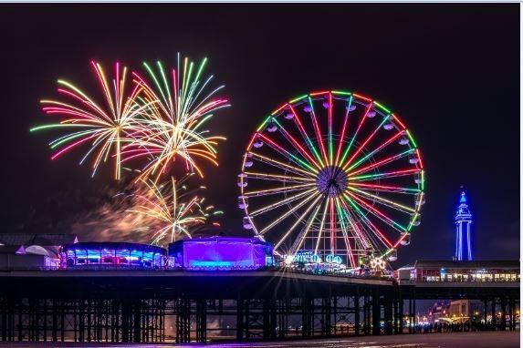 Blackpool Promenade was awash with colour over the weekend as the World Fireworks Championship returned