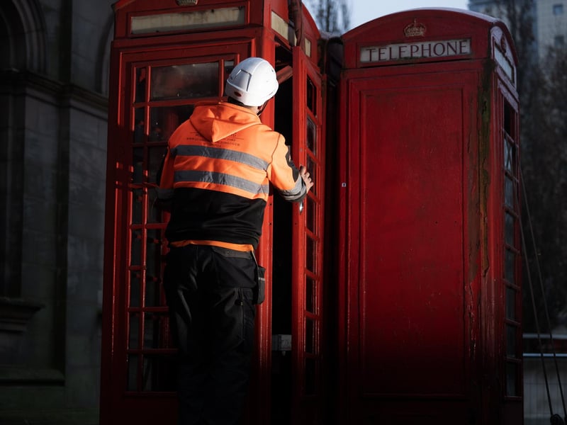 The phone boxes are part of Preston's history