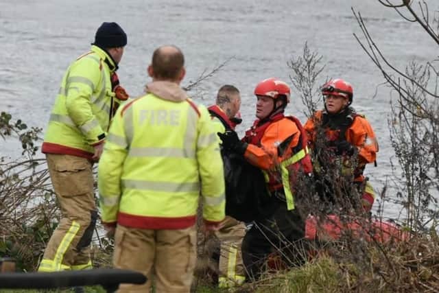 Emergency services were employed for hours searching for Godkin after he leapt into the river to escape police.