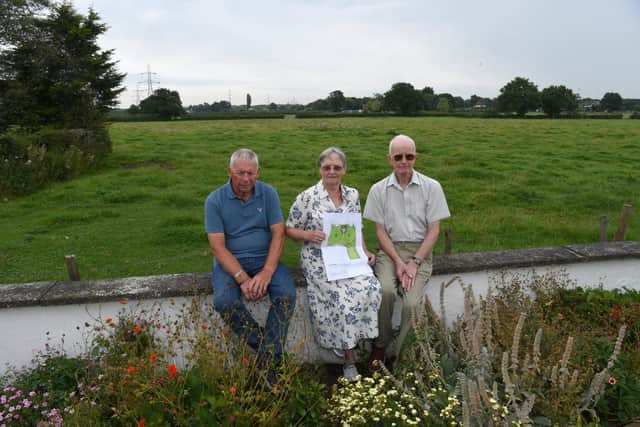 Residents Tony Willetts and David and Mary Bamber of Fowler Avenue, Farington feel their views have been ignored during the consulation of the new cricket ground on their doorstep.