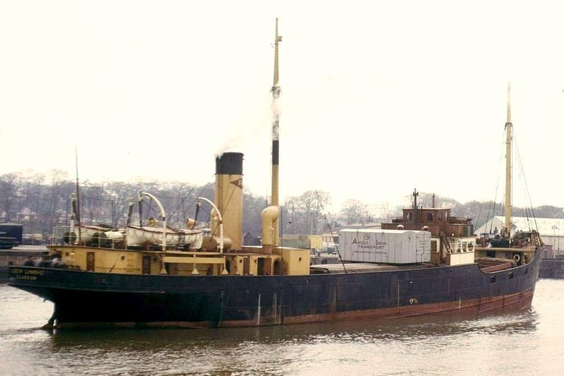 Preston Dock 1960's M.V. Loch Linnhe
Photograph by Jim McFaul
Submitted by Clydebrae