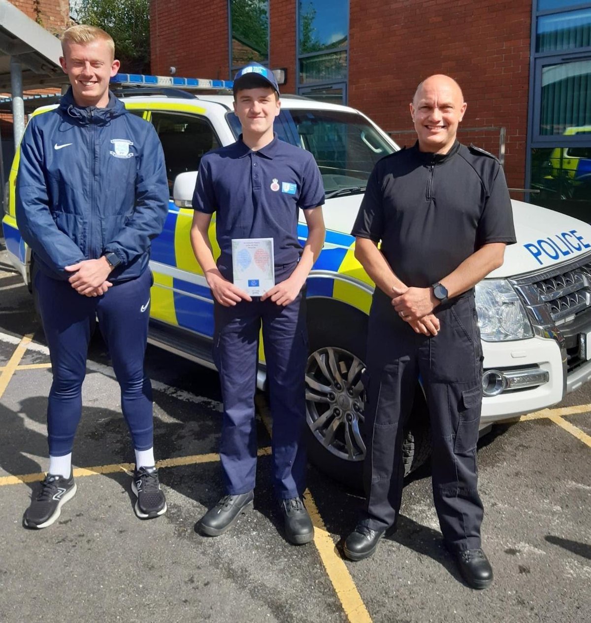 Teenage Preston police cadet wins art competiton hosted by boxing club helping troubled youths