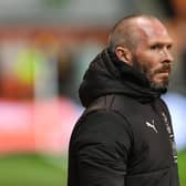 Blackpool's manager Michael Appleton.