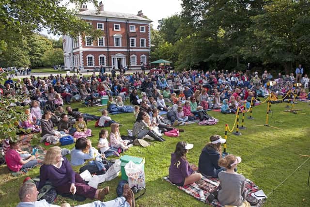 Outdoor theatre at Lytham Hall