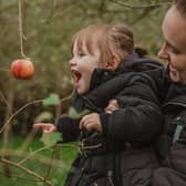 Local Bolton children celebrating apple day at The Roost At Bright Meadows in Breightmet. Photo:  Tom Benson Photography