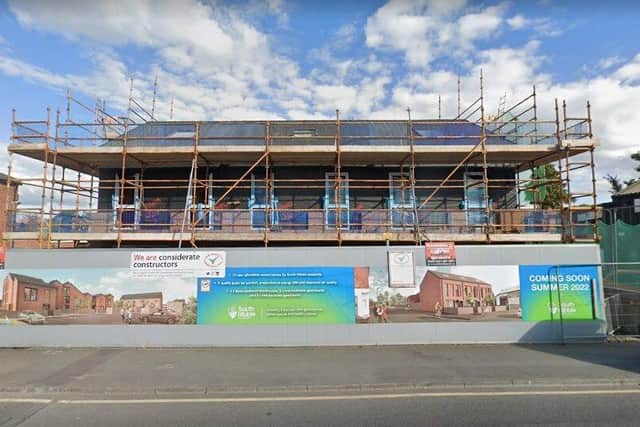 Fifteen new council homes will be completed on Station Road in Bamber Bridge next year (image:Google)