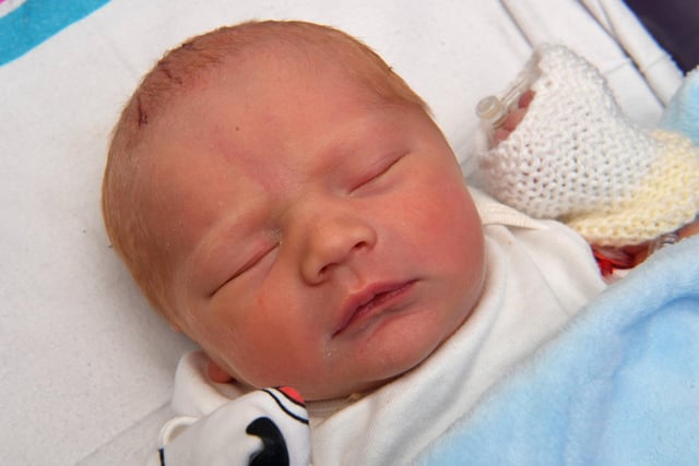 Baby Archie Ormandy, born at Royal Preston Hospital on 10 July at 16:20, weighing 8lb, to Kayleigh and Lee Ormandy of Leyland