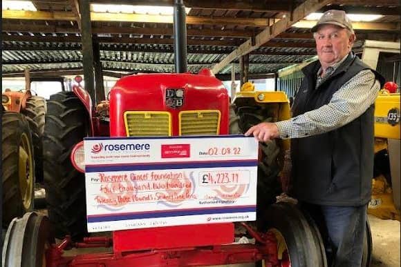 David Martin, who hosts the annual Fylde Vintage Steam and Farm Show at his farm in Wharles