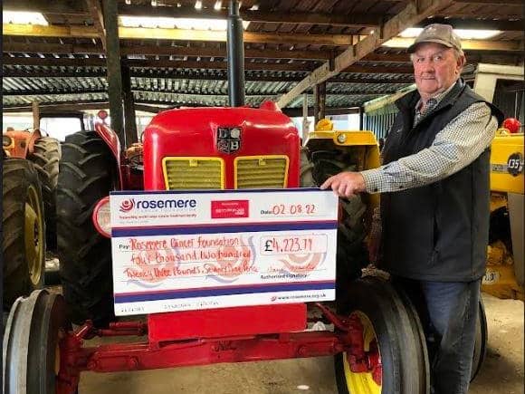 David Martin, who hosts the annual Fylde Vintage Steam and Farm Show at his farm in Wharles