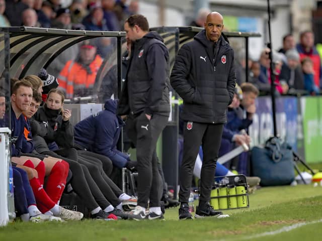 Chorley boss Andy Preece watched his side lose 3-2 to Worksop Town in the FA Trophy (photo: David Airey/dia_images)