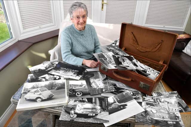 Alison Threadgould and her brother's unique collection of car photos from 1956.