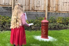 Santa's postbox arrives at Keld. Image: Northstone