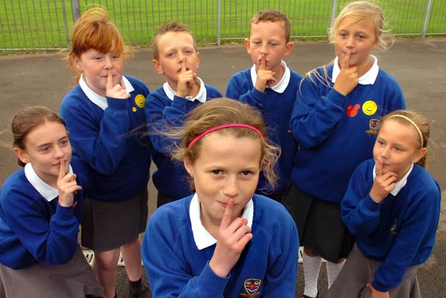 Ten-year-old Hollie Bailey of Flakefleet Primary School, Fleetwood, who did a sponsored silence to raise money for Trinity Hospice in the Fylde