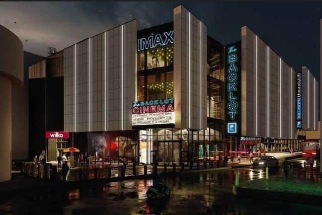 Work to build the cinema on the site of the former Tower Street car park began in September 2021 (Credit: Blackpool Council)