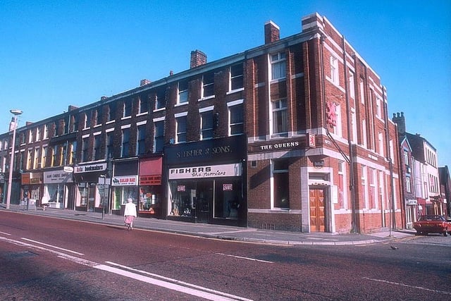 The Queens Hotel was situated at the corner of Butler Street and Fishergate. The pub closed, and was demolished, in the 1980s and The Fishergate Centre now stands on the site. It was apparently known by railway men as the top house - the bottom house being The Railway on Butler Street. Image courtesy of the Preston Historical Society