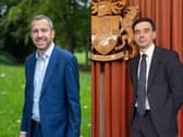 Chorley Council leader Alistair Bradley and the leader of Wyre Council, Michael Vincent, are different sides of the the divide over the future of local government in Lancashire
