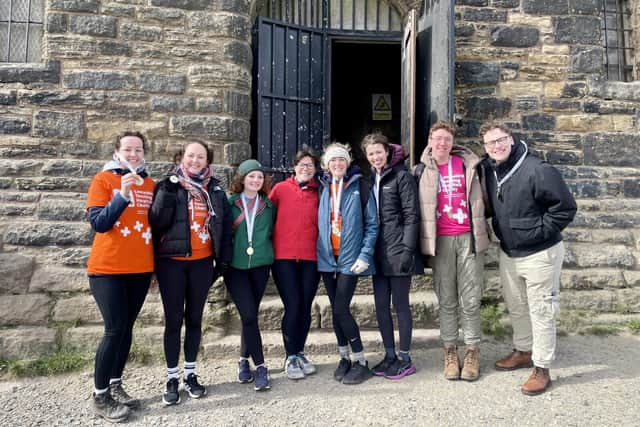 Members of the Royal Preston Hospital’s stroke team were among NHS staff to take part in the abseil