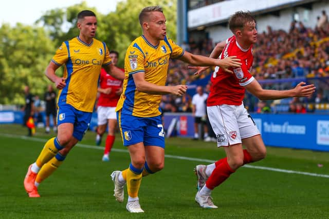 Morecambe were beaten at Mansfield Town when the sides met in mid-August Picture: Jack Taylor