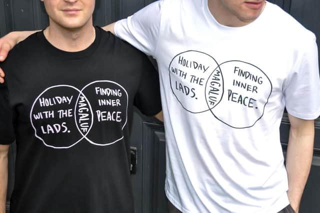 First Choice is partnering with indie fashion brand Everpress to reimagine the classic holiday ‘shit shirt’ in a limited-edition drop of ‘Lads Holiday’ tees - with all proceeds going to CALM, helping to prevent suicide and support mental wellbeing.
