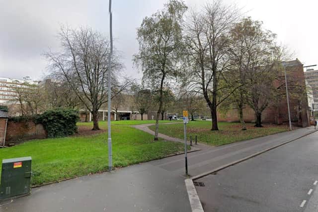 A pocket of green space will be lost - but councillors concluded it was a price worth paying for a Youth Zone (image: Google)