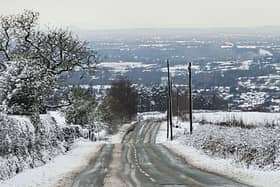 Conditions underfoot were often treacherous for Andy