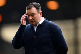 Morecambe manager Derek Adams Photo: Gareth Copley/Getty Images