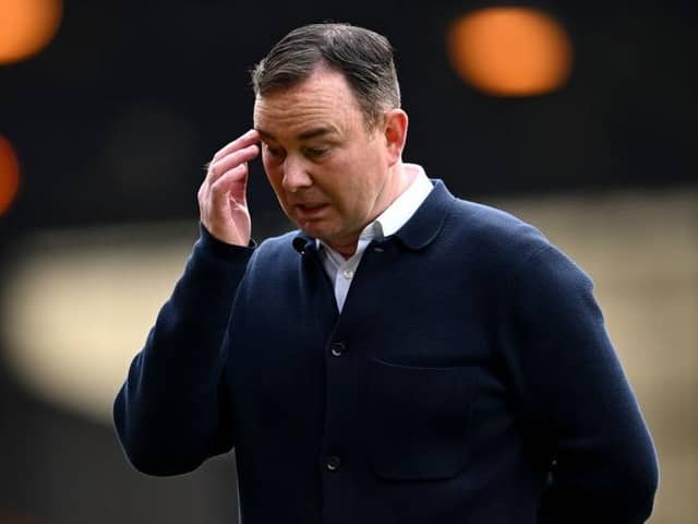 Morecambe manager Derek Adams Photo: Gareth Copley/Getty Images