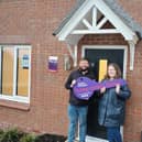 Chris and Laura received the keys to their new home just three months after agreeing to the Easymover scheme.