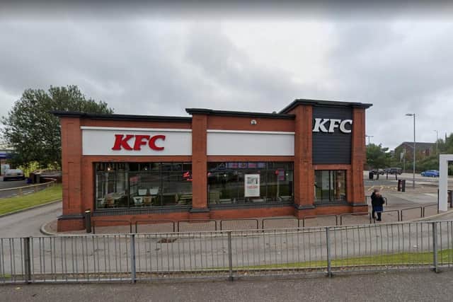 The KFC at Chorley Retail Park, off the A6, has been struggling with large groups of troublesome youths since the half-term holidays began on Friday (April 1)