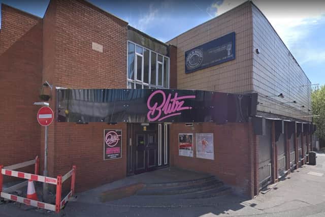 Blitz doorman was assaulted after denying Parkinson entry.