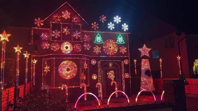 Homeowners in Highgate, Penwortham, also took part in the Deck the Halls Lancashire homes Christmas lights switch on which helped raise nearly £12,000 for Derian House