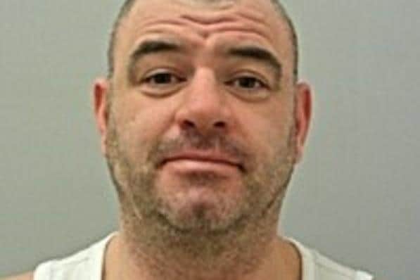 Jason Bancroft was jailed for seven and a half years for seriously assaulting a man he had earlier threatened to murder (Credit: Lancashire Police)
