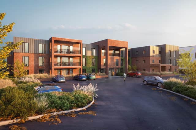 An artist's impression of what the new state of the art £15m care home in Astley View, Chorley, should look like