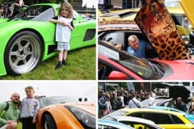 More than 150 supercars went on show over the weekend as Lancashire played host to Supercar Showtime at Hoghton Tower.
