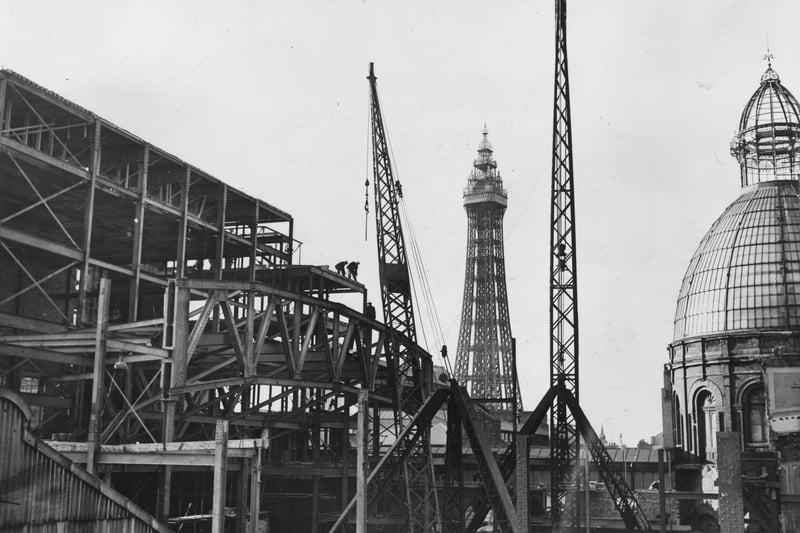 This was years later when another Blackpool treasure was being built. Blackpool Tower had made its mark in the background as work to construct Blackpool Opera House continued on February 22 1939 (Photo by J. Smith/Fox Photos/Getty Images)