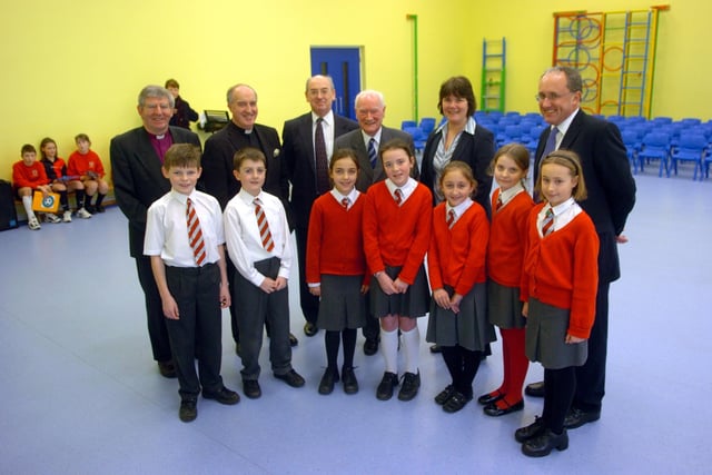 The official opening of Broughton Primary School's new hall