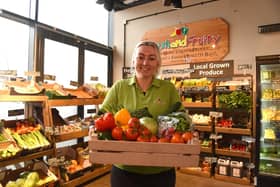 Becky Taylor, manager of Fresh and Fruity at Preston Market says they haven't run out of any produce unlike the supermarkets