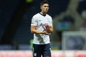 Preston North End's Jordan Storey looks dejected as he applauds the fans at the final whistle after last week's game against Bristol City