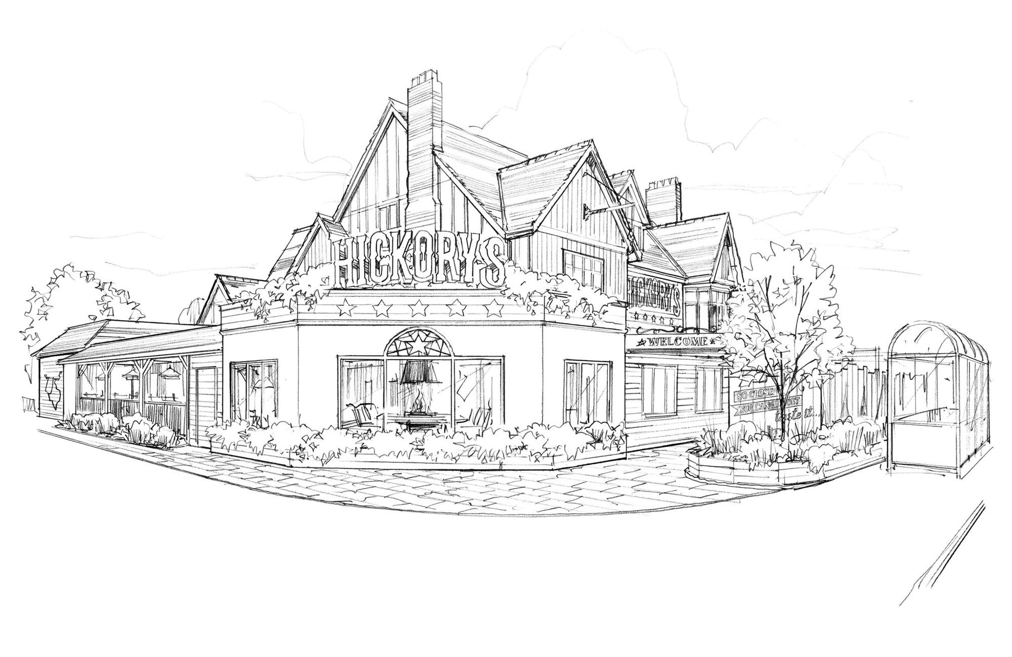 This is what the new Hickory's Smokehouse in Hutton will look like when it opens its doors