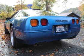 The rear of the iconic Corvette