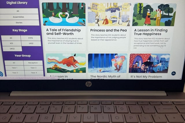 Stories for Schools Digital Library platform