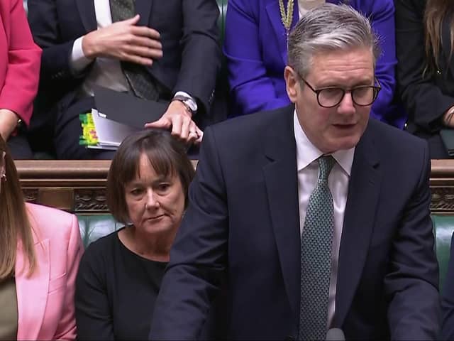 Sir Keir Starmer speaks at Prime Minister’s Questions.
