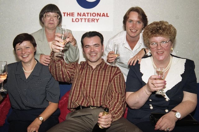 A syndicate from T Walne chemists in the Larches estate, Preston, won £2,234,759 in August 1995