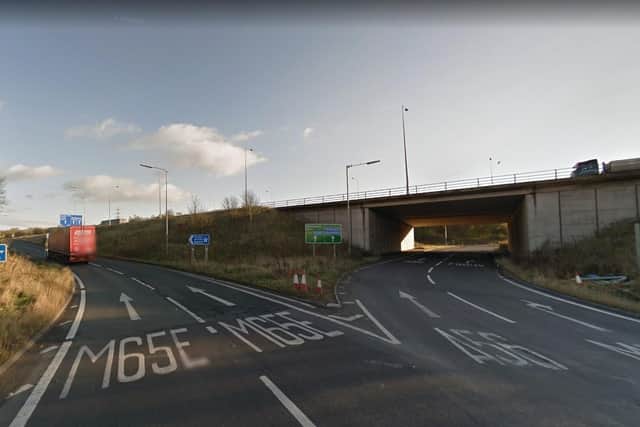 The collision happened on the A56 Accrington Easterly Bypass shortly before 8pm on Thursday, October 13 on approach to the roundabout at junction 8