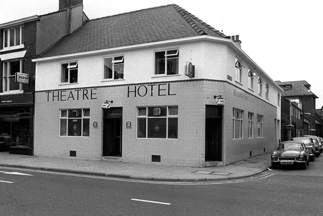 The Theatre Hotel held a prime location of Fishergate. It was demolished in 1960 and replaced by a new building (seen here). It was then completely refurbished in the 1980s only to be suddenly closed and demolished in October 1987. It was bought to make way for the new development in the area comprising of the Fishergate Centre and other shops
