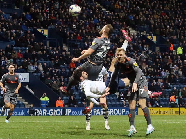 He had a couple of chances against Bristol City and has so far looked more of a goal threat than Liam Delap, and goals are North End's biggest issue.